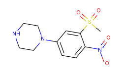 1-(3-methylsulfonyl-4-nitrophenyl)piperazine