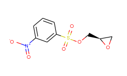 Benzenesulfonic acid, 3-nitro-, (2R)-oxiranylmethyl ester