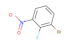 Benzene, 1-bromo-2-fluoro-3-nitro-