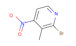 Pyridine, 2-bromo-3-methyl-4-nitro-