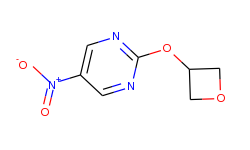 5-Nitro-2-(oxetan-3-yloxy)pyrimidine