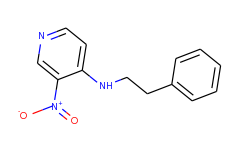 3-Nitro-N-(2-phenylethyl)-4-pyridinamine