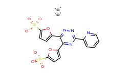 Sodium 5,5'-(3-(pyridin-2-yl)-1,2,4-triazine-5,6-diyl)bis(furan-2-sulfonate)
