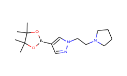 1-[2-(1-Pyrrolidinyl)ethyl]-4-(4,4,5,5-tetramethyl-1,3,2-dioxaborolan-2-yl)-1H-pyrazole