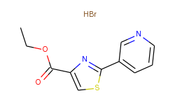 2-pyridin-3-yl-thiazole-4-carboxylic acid ethyl ester hydrobromide