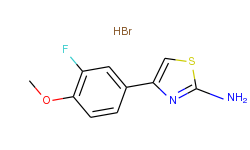 4-(3-fluoro-4-methoxy-phenyl)-thiazol-2-ylamine hydrobromide