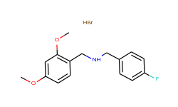 (2,4-dimethoxy-benzyl)-(4-fluoro-benzyl)-amine hydrobromide