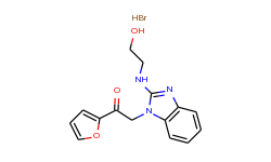 1-furan-2-yl-2-[2-(2-hydroxy-ethylamino)-benzoimidazol-1-yl]-ethanone hydrobromide