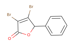 3,4-dibromo-5-phenyl-2(5h)-furanone