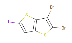 2,3-dibromo-5-iodothieno[3,2-b]thiophene