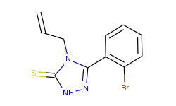 4-allyl-5-(2-bromo-phenyl)-2,4-dihydro-[1,2,4]triazole-3-thione
