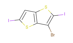 3-bromo-2,5-diiodothieno[3,2-b]thiophene