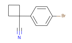 1-(4-bromo-phenyl)-cyclobutanecarbonitrile