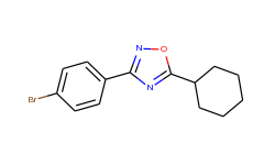 3-(4-bromophenyl)-5-cyclohexyl-1,2,4-oxadiazole