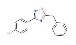 5-benzyl-3-(4-bromophenyl)-1,2,4-oxadiazole