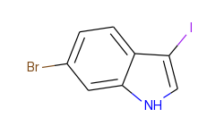 1h-indole,6-bromo-3-iodo-