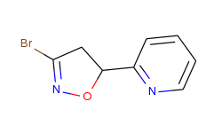 2-(3-bromo-4,5-dihydroisoxazol-5-yl)pyridine