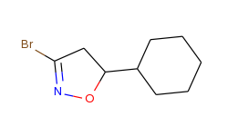3-bromo-5-cyclohexyl-4,5-dihydroisoxazole