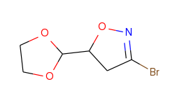 3-bromo-5-[1,3]dioxolan-2-yl-4,5-dihydroisoxazole
