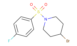 4-bromo-1-(4-fluorophenylsulfonyl)piperidine