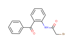 n-(2-benzoyl-phenyl)-2-bromo-acetamide