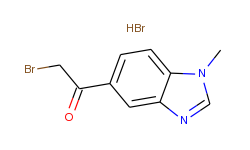 2-Bromo-1-(1-methyl-1H-benzimidazol-5-yl)ethan-1-one hydrobromide