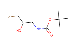 Carbamic acid, (3-bromo-2-hydroxypropyl)-, 1,1-dimethylethyl ester