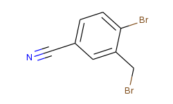 Benzonitrile, 4-bromo-3-(bromomethyl)-