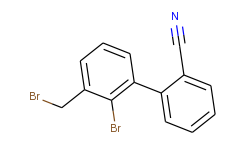 2'-bromo-3'-(bromomethyl)biphenyl-2-carbonitrile