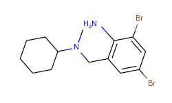 Benzenemethanamine, 2-amino-3,5-dibromo-N-cyclohexyl-N-methyl-