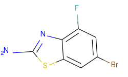 2-Amino-6-bromo-4-fluorobenzothiazole