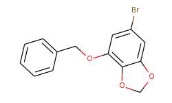 1,3-Benzodioxole, 6-bromo-4-(phenylmethoxy)-