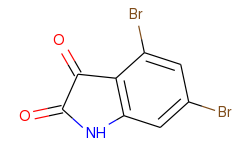 1H-Indole-2,3-dione, 4,6-dibromo-