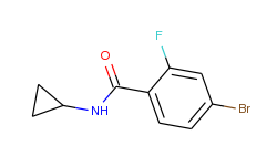 4-Bromo-N-cyclopropyl-2-fluorobenzamide