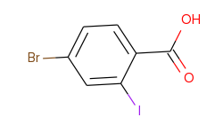 2-iodo-4-bromobenzoic acid