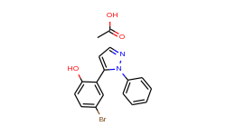5-(5-Bromo-2-hydroxyphenyl)-1-phenylpyrazole acetate