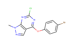 4-(4-bromophenoxy)-6-chloro-1-methylpyrazolo[3,4-d]pyrimidine