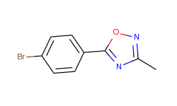 1,2,4-Oxadiazole, 5-(4-bromophenyl)-3-methyl-