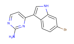 2-Pyrimidinamine, 4-(6-bromo-1H-indol-3-yl)-