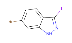 1H-Indazole, 6-bromo-3-iodo-