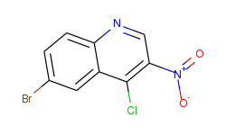 Quinoline, 6-bromo-4-chloro-3-nitro-