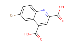 2,4-Quinolinedicarboxylic acid, 6-bromo-