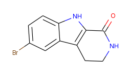 1H-Pyrido[3,4-b]indol-1-one, 6-bromo-2,3,4,9-tetrahydro-