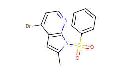 4-Bromo-2-methyl-1-(phenylsulfonyl)-1H-pyrrolo[2,3-b]pyridine