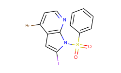 4-bromo-2-iodo-1-(phenylsulfonyl)-1h-pyrrolo[2,3-b]pyridine