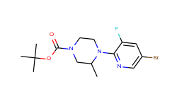 1-Boc-4-(5-bromo-3-fluoro-2-pyridyl)-3-methylpiperazine