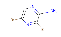 Pyrazinamine, 3,5-dibromo-