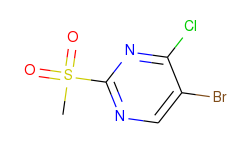 5-Bromo-4-chloro-2-(methylsulfonyl)pyrimidine