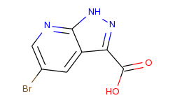 1H-Pyrazolo[3,4-b]pyridine-3-carboxylic acid, 5-bromo-