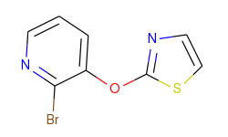 2-Bromo-3-(thiazol-2-yloxy)-pyridine